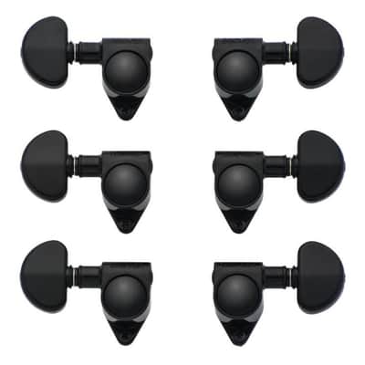 Gibson PMMH-030 Grover 3+3 Machine Heads - Black image 1