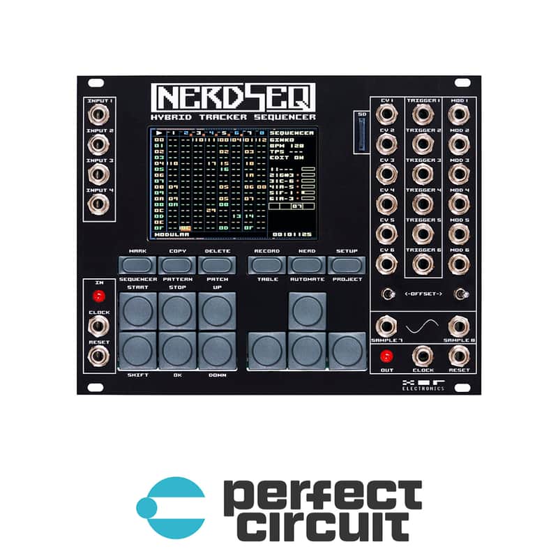 XOR Electronics NerdSEQ Eurorack Tracker + Sequencer (Black) image 1