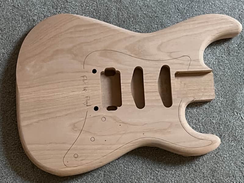 G&L Fullerton Deluxe Legacy guitar body unfinished image 1