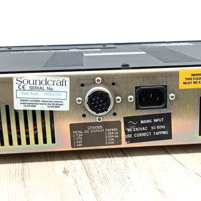 Soundcraft CPS450/B + Sac200 Mono Input module 2202 image 3