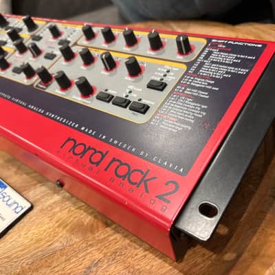 Mem Upgraded Nord Rack 2 16-Voice Rackmount Virtual Analog Synthesizer with NR1 sound card! image 3
