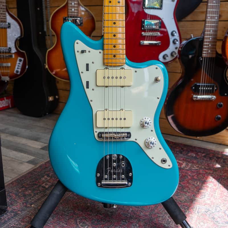Fender American Professional II Jazzmaster in Miami Blue - (Pre-Owned)