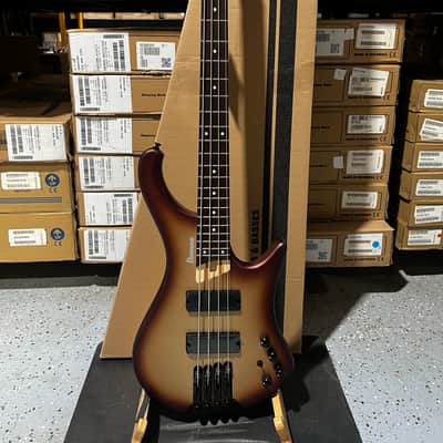 Ibanez Bass Workshop EHB600 Electric Bass Guitar - Charred Champagne Burst Matte image 1