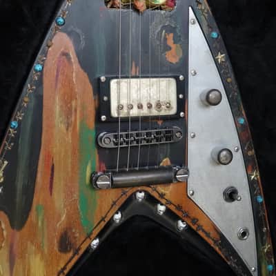 ESP Super V George Lynch Mr. Scary Desert Rose 2009 Limited Run of 3 Handbuilt by George Lynch! image 2