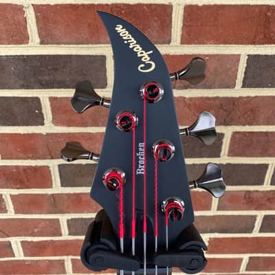 Caparison Brocken 5-Bass, Trans Black Matte, Fishman Fluence Pickups, Caparison Gig Bag image 5