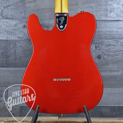 Mint Fender American Vintage II 1972 Telecaster Thinline - Candy Apple Red with Hardshell Case image 2