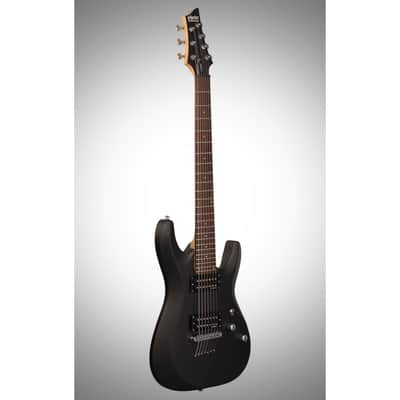 Schecter C-7 Deluxe Electric Guitar, Satin Black image 4