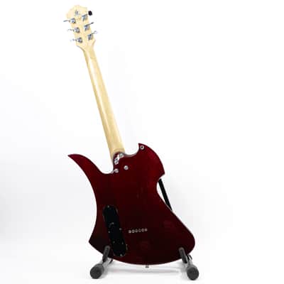 2011 B.C. Rich Mockingbird Masterpiece Translucent Red w/ Quilted Maple Top, Padded Gigbag image 14