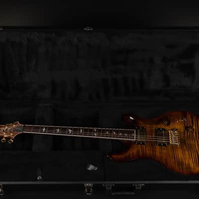 2015 PRS 30th Anniversary Wood Library Custom 24 Flame 10-Top - Black Gold | USA Core Solid Rosewood Neck Gold Hardware Kloppmann HB57 Pickups | CoA OHSC image 24
