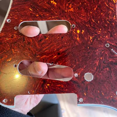 Celluloid Red Tortoise Vintage style Stratocaster Pickguard image 3