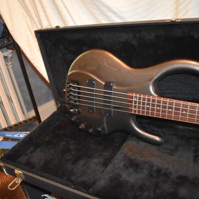 ibanez  edc 705 ergodyne 5 string bass guitar metallic grey image 9