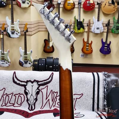 2026 Jackson USA Custom Shop Randy Rhoads RR-2H Floyd Rose Heavy Relic Vanilla Shake Over 3 Tone Burst 7.60 lbs image 12