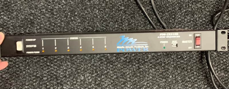 Middle Atlantic PDS-2X315R Power Sequencer 2010s - Black image 1