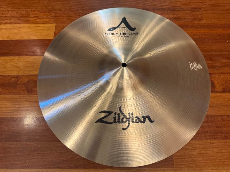 Zildjian 18" A Series Medium Thin Crash Cymbal 2013 - Present - Traditional image 1