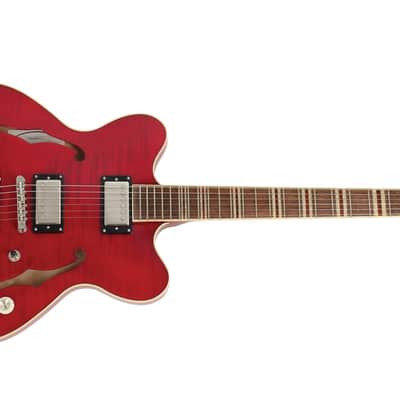 Hofner Verythin CT - HCT-VTH-R - Transparent Red image 2