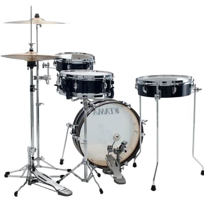 TAMA LJK48P-HBK Club-JAM Pancake Kit 18-10-13-12 Shellset ohne Hardware/Becken hairline black image 3