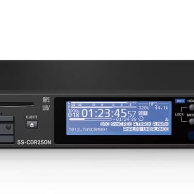 Tascam SSCDR250N Solid State Audio Recorder with Dual SD and CD-R image 1