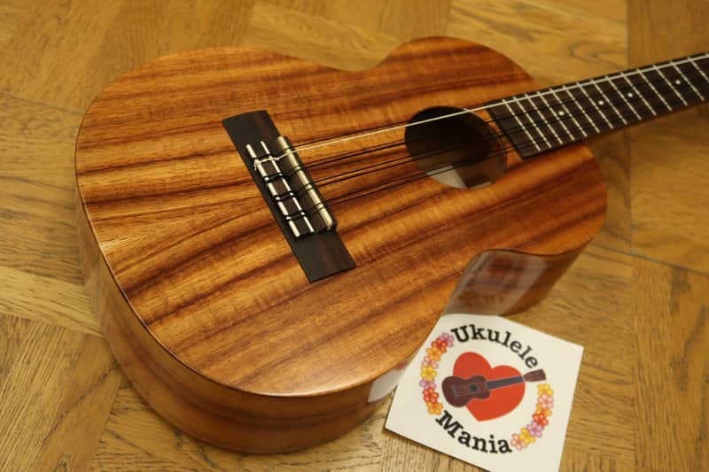 Kamaka HF-38 Curly Koa 8-String Tenor #4004 image 1