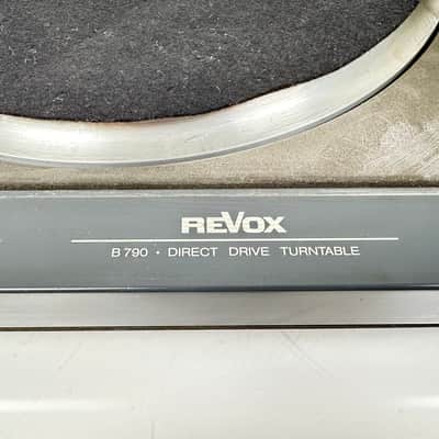 Vintage ReVox B790 Turntable w/ Original Dust Cover image 5