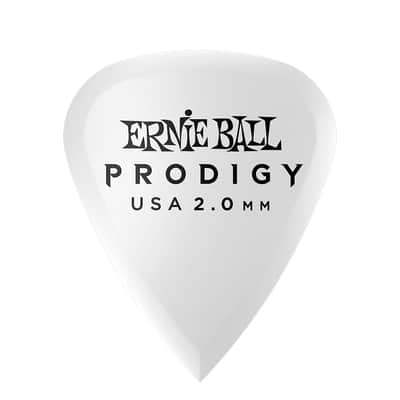 Ernie Ball Prodigy Standard 2.0mm White Guitar Picks, 6 Pack - 9202 Bild 2