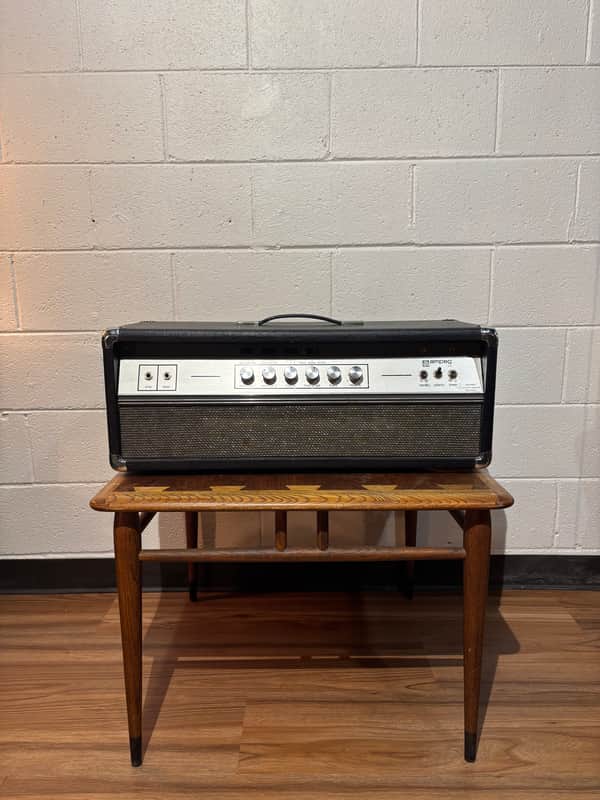 Ampeg V-4 100-Watt Guitar Head with Reverb 1970 - 1980 - Black image 1