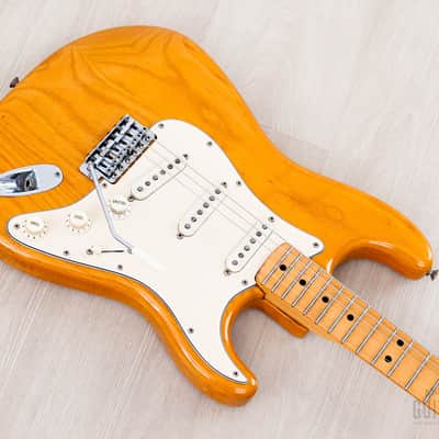1974 Fender Stratocaster Vintage Electric Guitar Natural w/ Case image 9