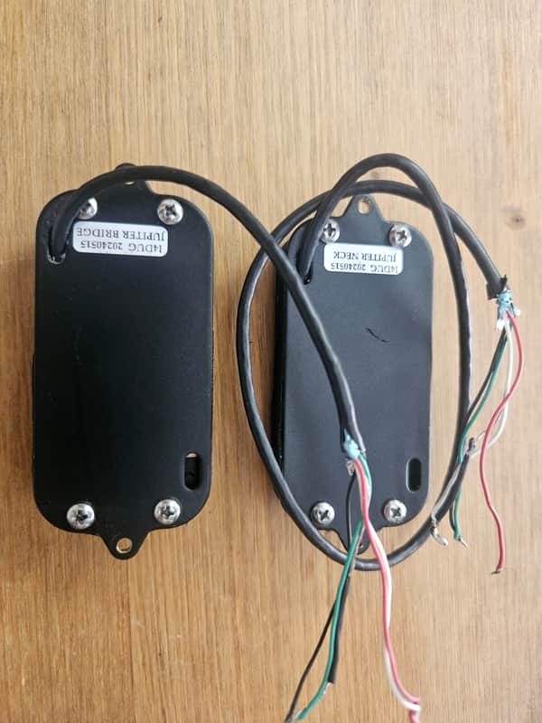 Seymour Duncan Jupiter rails - wes hatch 6-string humbucker set 2025 - Black