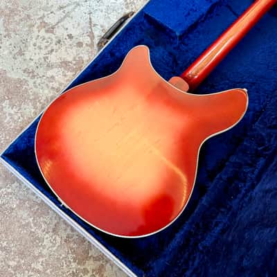 Rickenbacker 365 1966 - Fireglo original vintage USA 360 vibrato stereo image 13