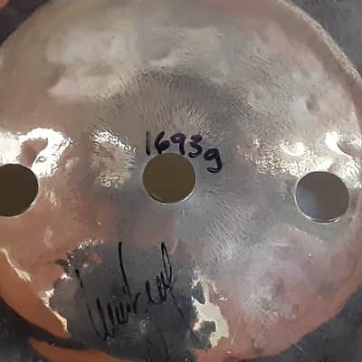 Sabian 14" HH Hand Hammered Fusion Hi-Hat Cymbals (Pair) 1992 - 2015 - Natural image 20