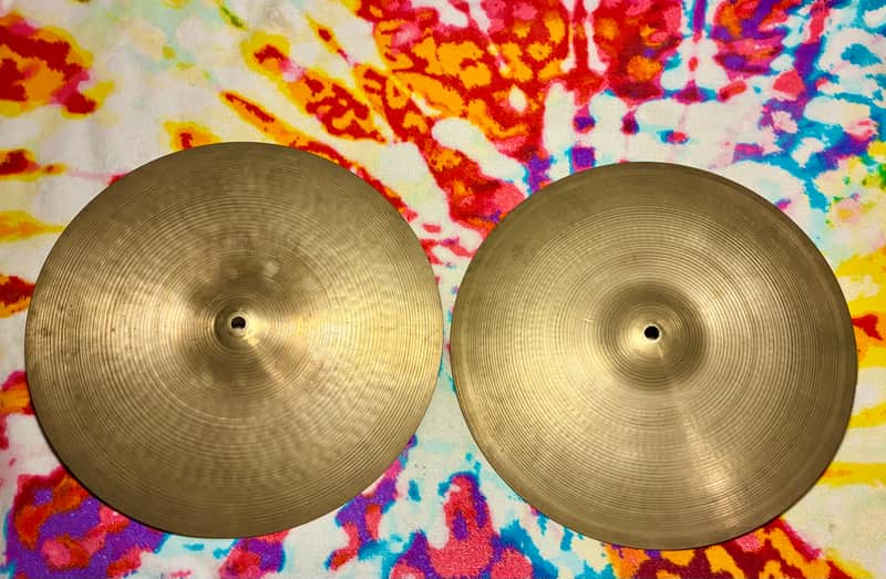 Zildjian 15" Hat Pair 60s (1372/996g) 🧿DEMO CLIP🧿 image 1