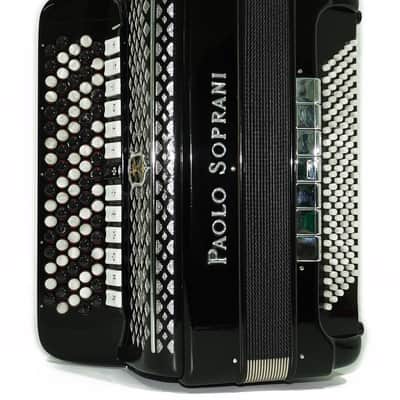 Paolo Soprani 5 Rows Button Accordion 120 Bass made in Italy, C Griff Professional Concert Accordeone de Botones for Adults, 2636 image 4