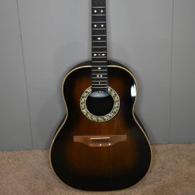 Ovation 1155 Custom Balladeer 12-String 1980s - Sunburst - w/ OHSC image 2