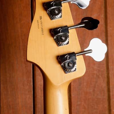 Fender American Deluxe Precision Bass Natural Ash Bass Guitar 2011 Pre-Owned image 16