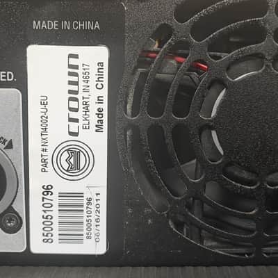 Crown XTi 4002 2-Channel 1200W Power Amplifier 2010s - Silver image 3
