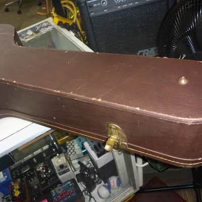 Acoustic Guitar Case 43x16x12 1/2 ( 4 " Depth ) Brown Exterior / Tan Interior image 19