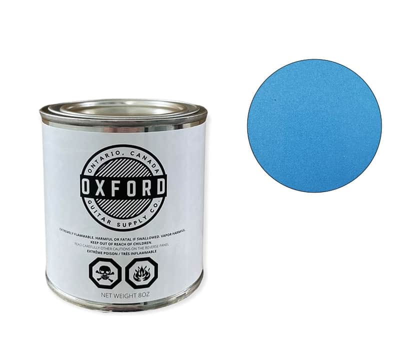 Oxford Nitrocellulose Lacquer - Pelham Blue – Metallic – 8oz Tin image 1