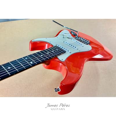ALL NEW! - LS - Handmade in U.S.A. by Me @ James Perez Guitars 2026 - Fiesta Red image 10