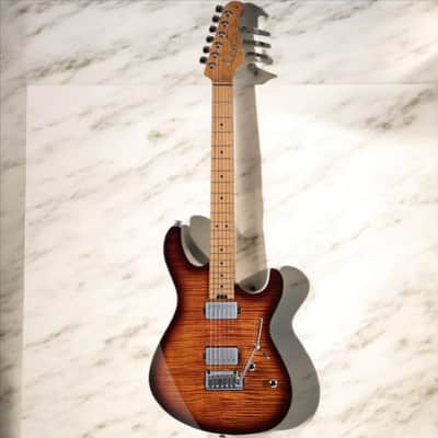 Cort G290 FAT II Discover Ultimate Playability: The Cort G290 FAT II with Roasted Maple Neck & Fretboard in Antique Violin Burst image 15