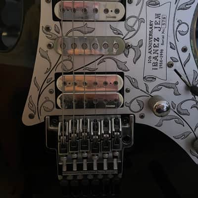 Ibanez JEM10th-BK Steve Vai Signature 10th Anniversary 1996 - Black image 3