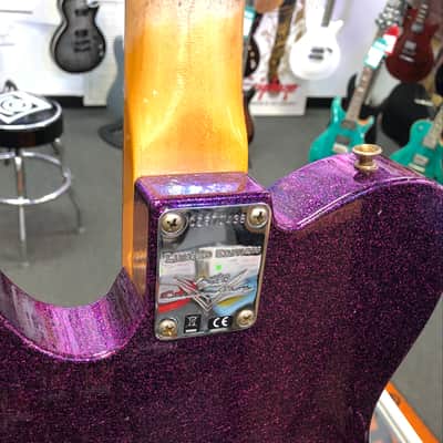 Fender Custom Shop Limited-edition '60 Telecaster Journeyman Relic Electric Guitar - Purple Sparkle image 14
