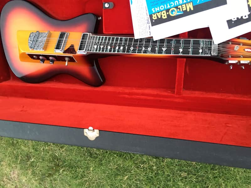 Melobar Mel o bar 10 String 1970 Sunburst Mint image 1
