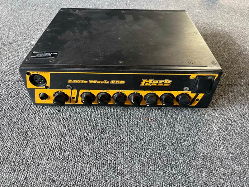 Markbass Little Mark 250 Black Line 250-Watt Bass Amp Head 2013 - Present - Black image 1