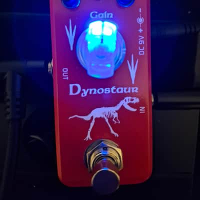 Movall Audio : Dynostaur Distortion mini pedal - a BearFoot Dyna Red clone, 2020s image 4
