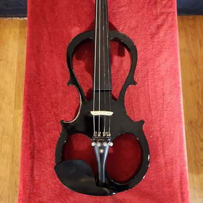 Cecilio HVPV-30 Electric Violin - Black-New Strings-Pick Up Works Great image 1
