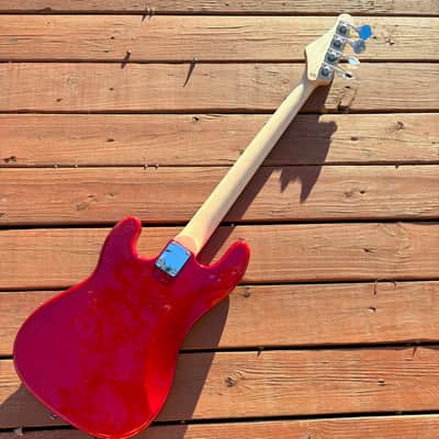 New Austin Candy Apple Red P-Bass Guitar image 6