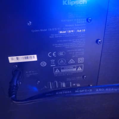 Klipsch Klipsch Cinema 600 10" Wireless Subwoofer ONLY!!!!!!! 90s - Black image 8