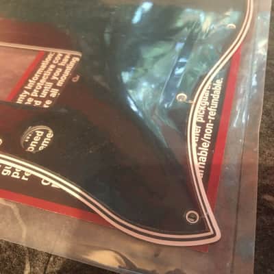 Batwing Pickguard 5 PLY Black/White Wide Bevel Pickguard for 2017 to Current Gibson SG Made in USA image 5