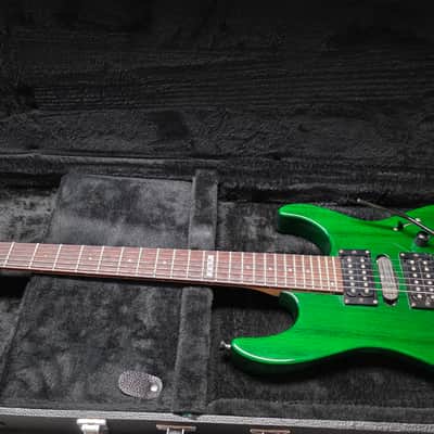 ESP M-III Mirage Green Ash HSH FR Floyd Rose Super Strat MIJ Japan MIII M3 Horizon image 2