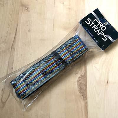 70 / 80's ACE style multicolored Guitar Strap NOS image 2