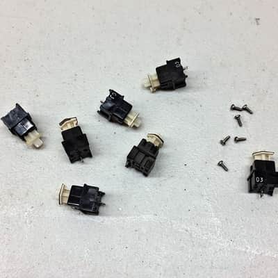 Lot of 7 ARP Omni 1 Pushbutton Switches - Parts or Repair